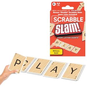 Scrabble Slam Fast-Paced Card Game for Everyone