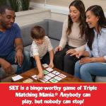 SET Family Card Game - Visual Perception Fun