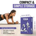 Fitness Yoga Pose Workout Cards for Home or Gym