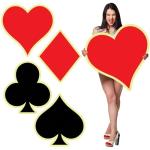 Jumbo Gold Casino Playing Cards - Party Decor