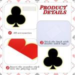 Jumbo Gold Casino Playing Cards - Party Decor
