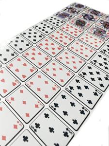 Casino Style Poker Playing Cards Vinyl Stickers