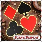 Jumbo Gold Casino Playing Cards - Party Decor