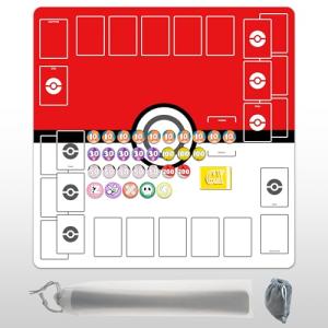 Extalas 2-Player Trading Card Game Playmat with Counters