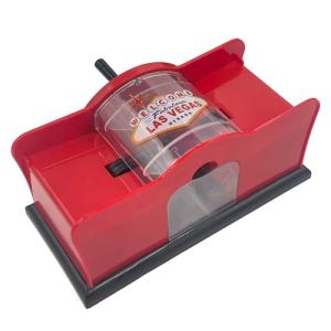 2 Deck Hand Crank Las Vegas Card Shuffler