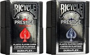 Bicycle Waterproof Plastic Playing Cards - Red & Blue 2 Pack