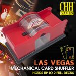 2 Deck Hand Crank Las Vegas Card Shuffler
