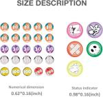 Extalas 2-Player Trading Card Game Playmat with Counters