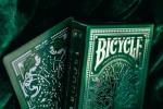Bicycle Jacquard Playing Cards - Silver & Emerald
