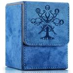 Navy Blue Magic Gathering Deck Box with Dividers