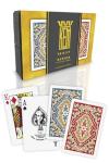 KEM Paisley Plastic Bridge Size Playing Cards - 2 Decks