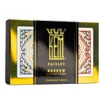KEM Paisley Plastic Bridge Size Playing Cards - 2 Decks