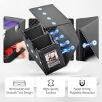 UAONO Double Storage Card Deck Box with Dice Tray