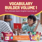 Vocabulary Builder Flash Cards Set for Kids