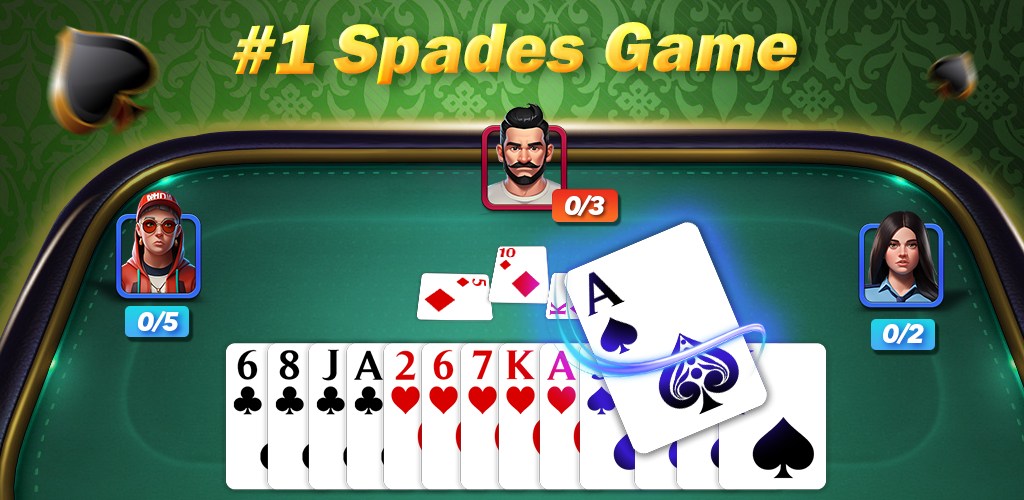 Classic Spades Playing Card Game Set