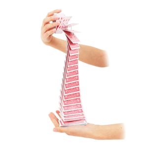 Waterfall Card Poker Magic Trick Props for Performers
