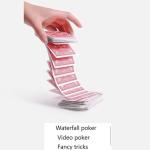 Waterfall Card Poker Magic Trick Props for Performers