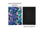 100 Black Holographic Trading Card Sleeves