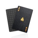 BIERDORF Waterproof Black Poker Playing Cards Deck
