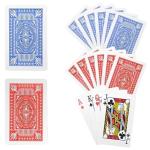 Economy Playing Cards - 12 Decks in Red/Blue/White