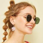 Hip Hop Playing Card Necklace and Earrings Set