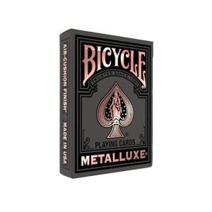Bicycle Black & Rose Gold Metalluxe Playing Cards