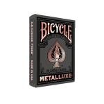 Bicycle Black & Rose Gold Metalluxe Playing Cards