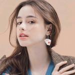 Hip Hop Playing Card Necklace and Earrings Set