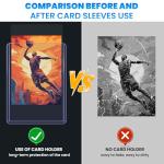 300 Card Sleeves and Toploaders for Collectibles