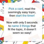 5 Second Rule Card Game for Quick Fun