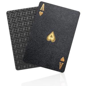 Black Diamond Waterproof Playing Cards for Fun