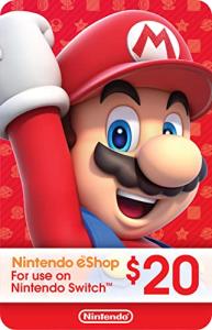 $20 Nintendo eShop Gift Card - Digital Code