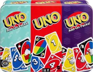 UNO Card Game with Add-On Packs & Tin