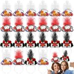 Casino Night Tiaras with Dice and Feathers