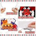 Casino Night Tiaras with Dice and Feathers