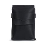 Black Leather Playing Card Case for Poker & Bridge