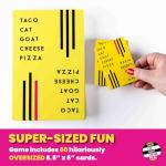 Taco Cat Goat Cheese Pizza Oversized Family Card Game