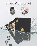 BIERDORF Waterproof Black Poker Playing Cards Deck