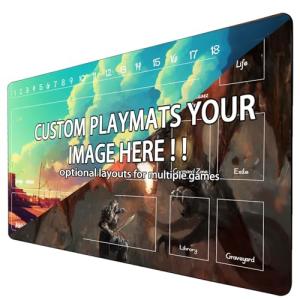 Custom Gaming Playmat with Bag - Personalize Your Game