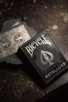 Bicycle Black Silver Metalluxe Playing Cards Deck