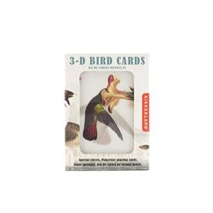 Kikkerland 3D Bird Lenticular Waterproof Playing Cards