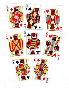 Afrocentric Poker Playing Cards with African Royalty Design