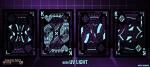Bicycle Blackout Poker Deck - UV Glowing Cards