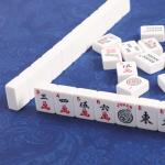 GUSTARIA 35-Inch Mahjong Mat with Extra Dice