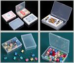 Gansita Clear Plastic Playing Card Storage Boxes (24 Pcs)