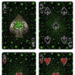 Bicycle Fireflies Glow-in-the-Dark Playing Cards