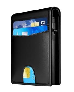 Slim RFID Blocking Bifold Wallet for Men