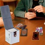 Premium PU Leather Card Deck Box for Trading Games