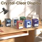 6 Pack Clear Card Deck Boxes with Sleeves