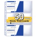 9 Pocket Card Sleeves for 900 Cards - 50 Pack
